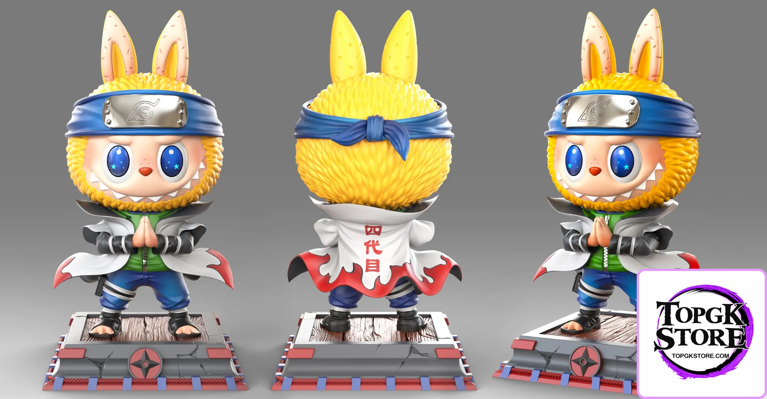 KOK Studio – Labubu BUBU Series #1 Labubu cos Namikaze Minato - Photo 4 | TopGKStore