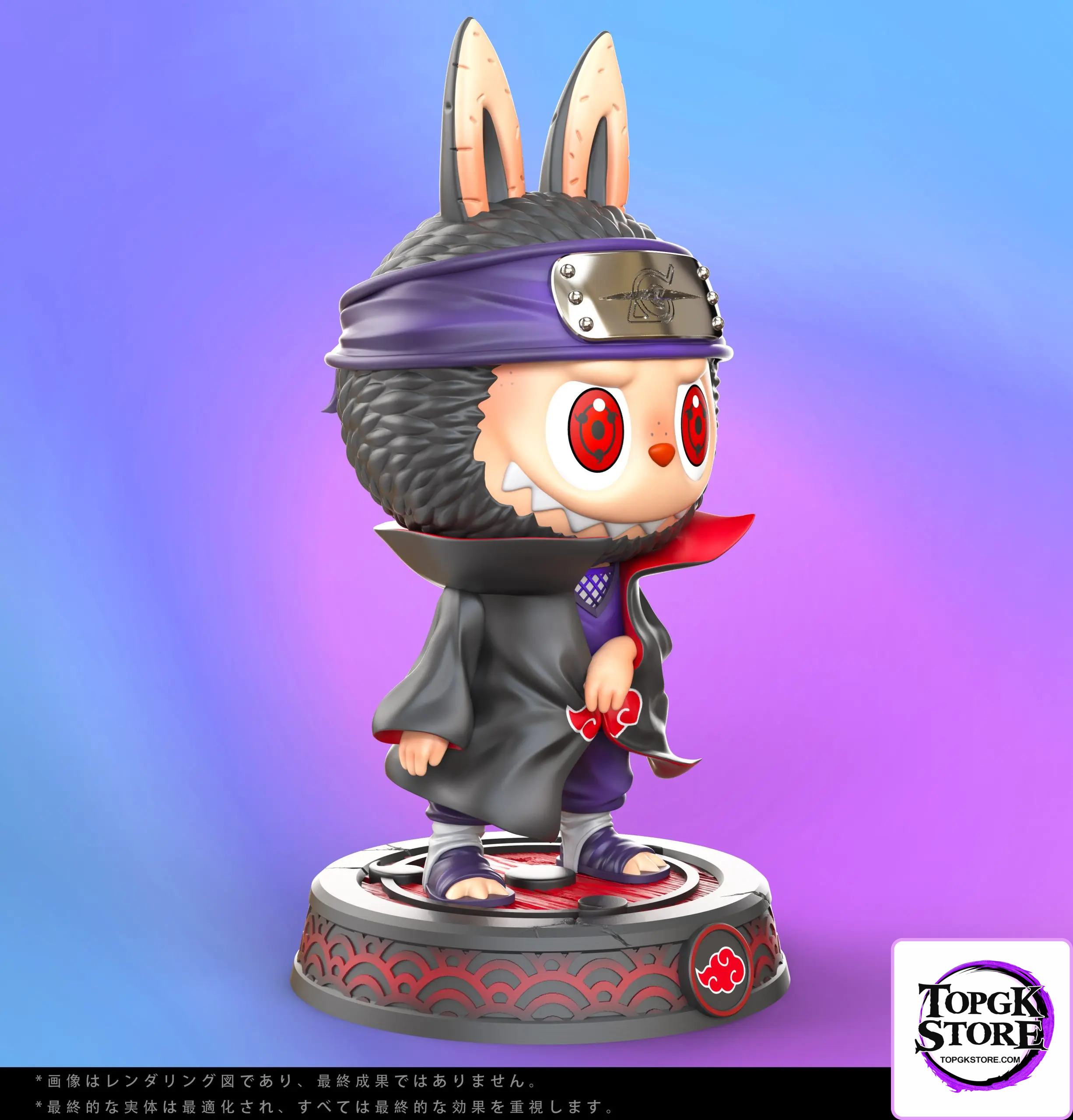 KOK Studio – Labubu BUBU Series #2 Labubu cos Uchiha Itachi - Photo 2 | TopGKStore