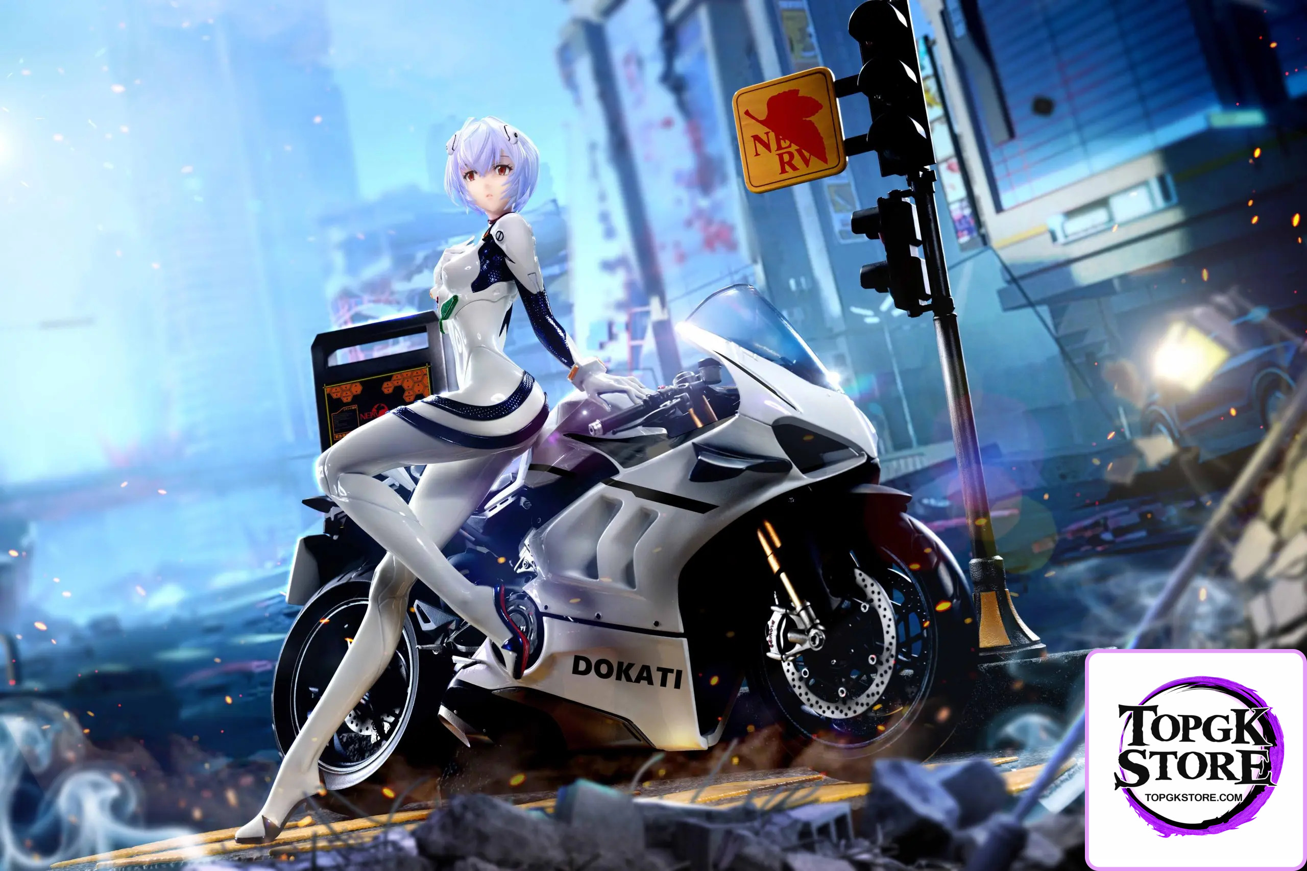 KOL Brother Studio – Neon Genesis Evangelion Motorcycle Ayanami Rei - Photo 1 | TopGKStore