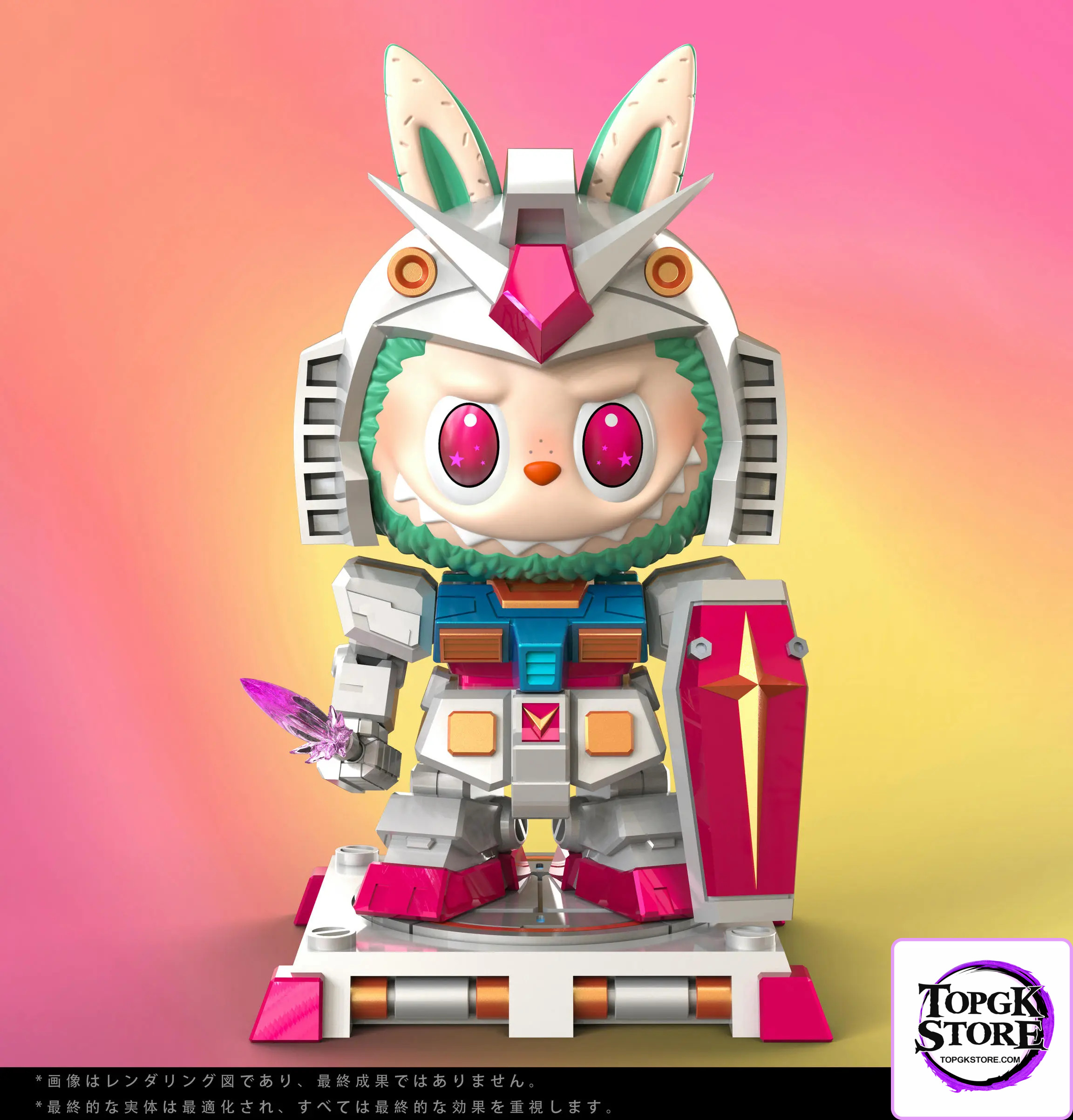 KOK Studio – Labubu BUBU Series #4 Labubu cos Gundam - Photo 1 | TopGKStore