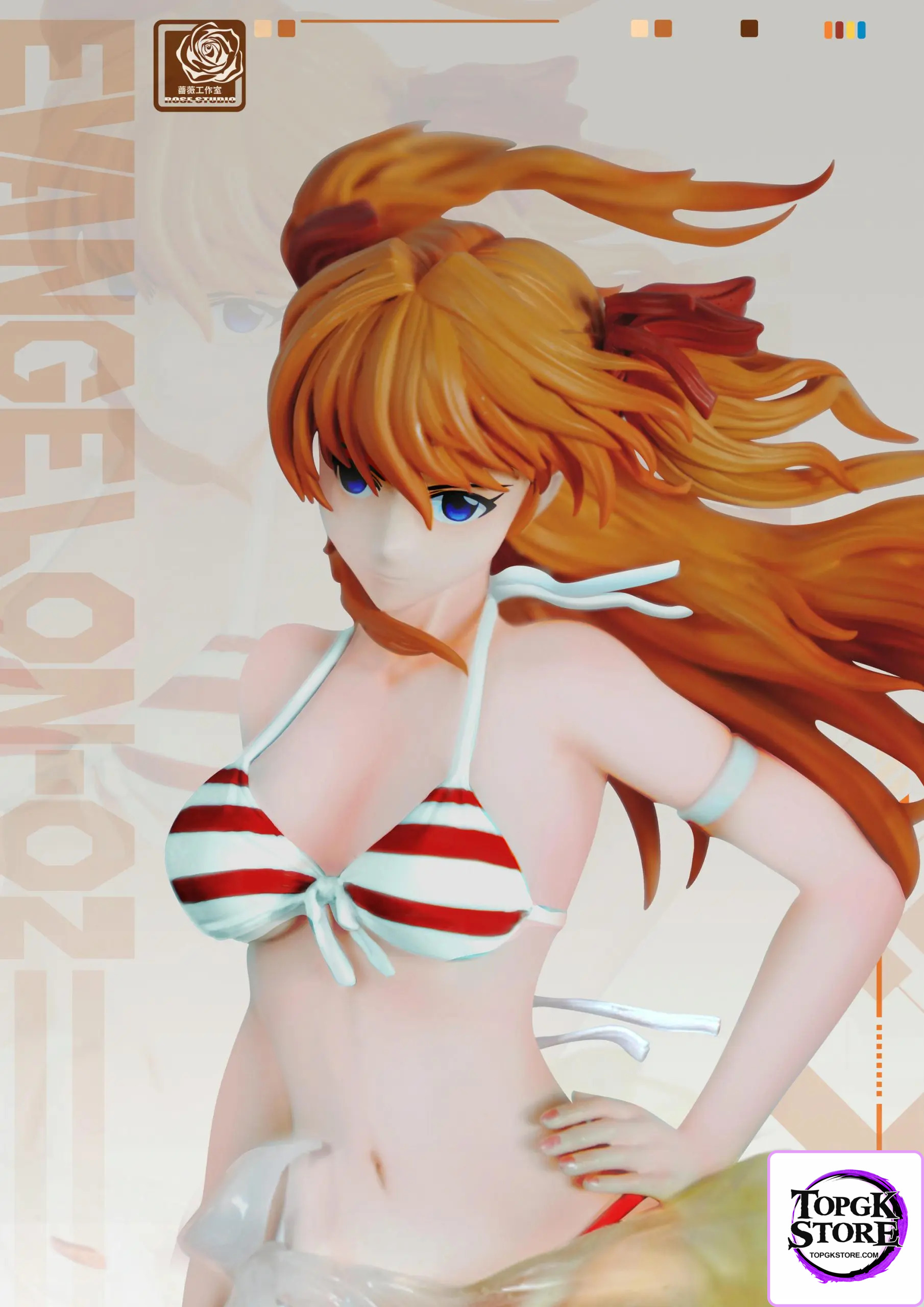 Rose Studio – Neon Genesis Evangelion Eva Summer Resonance Series Asuka Swimsuit - Photo 2 | TopGKStore