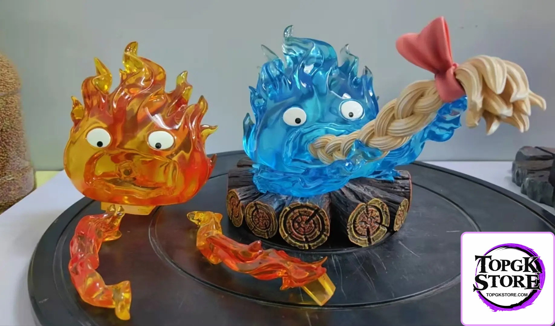 Long Miao Studio – Howl’s Moving Castle Calcifer eating hair - Photo 7 | TopGKStore