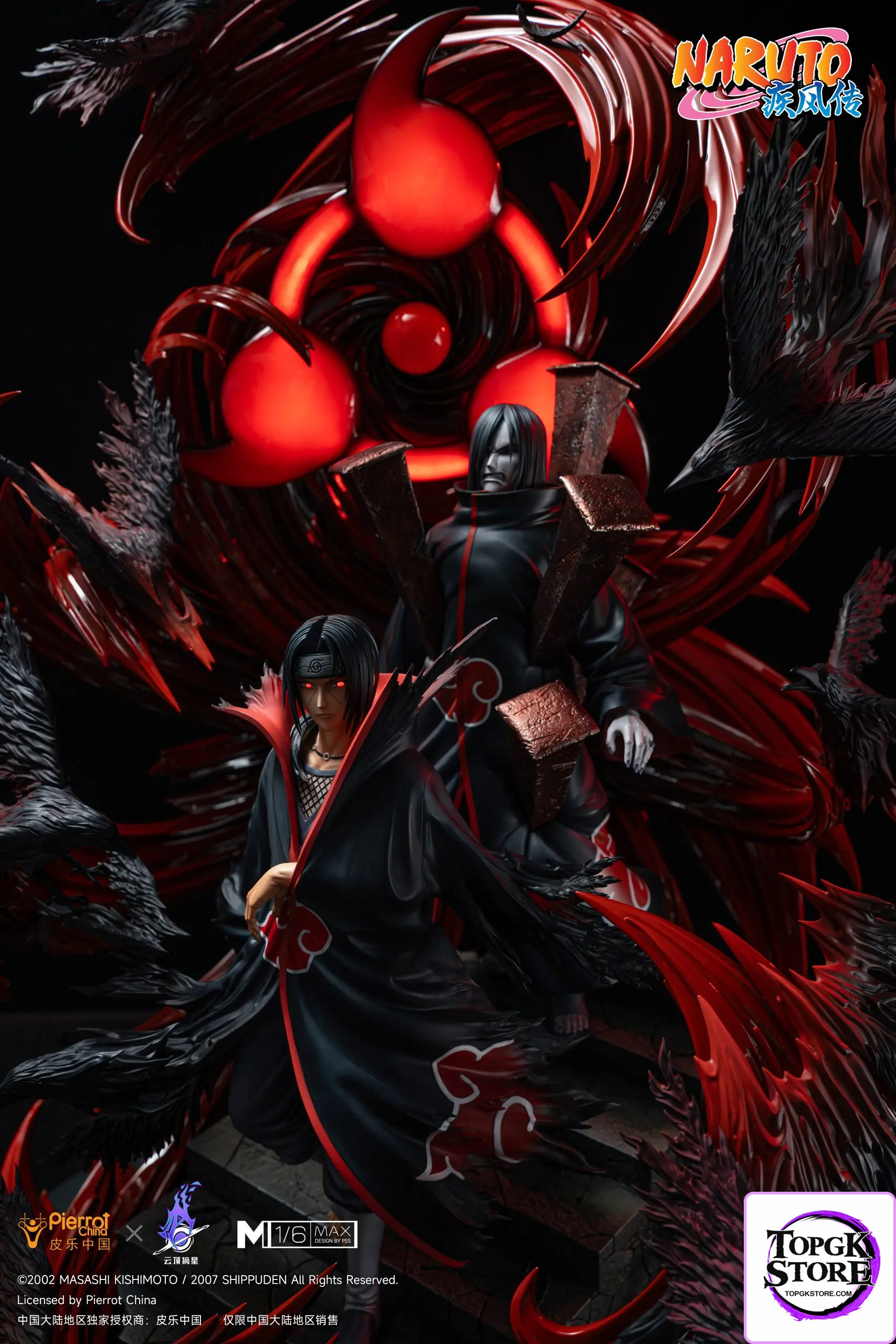 Pickstar Studio – Naruto Officially Licensed Uchiha Itachi & Orochimaru 1/6 Statue (Licensed) - Photo 14 | TopGKSto