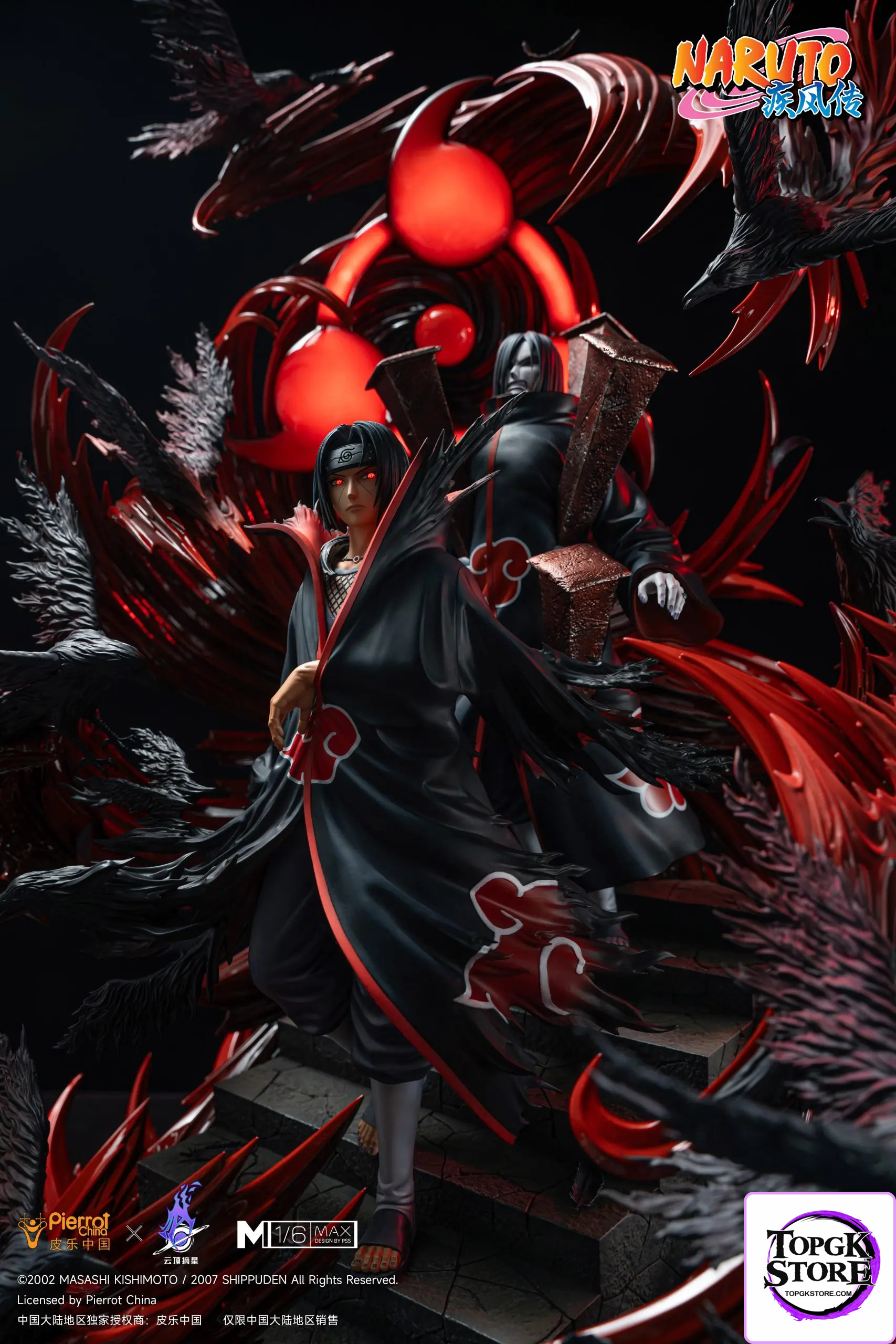Pickstar Studio – Naruto Officially Licensed Uchiha Itachi & Orochimaru 1/6 Statue (Licensed) - Photo 15 | TopGKSto