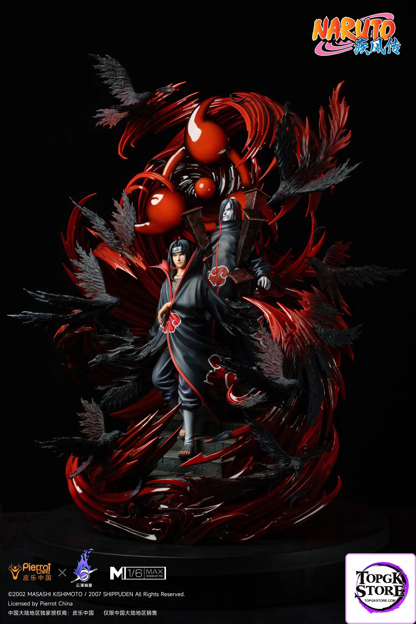 Pickstar Studio – Naruto Officially Licensed Uchiha Itachi & Orochimaru 1/6 Statue (Licensed) - Photo 1 | TopGKStor