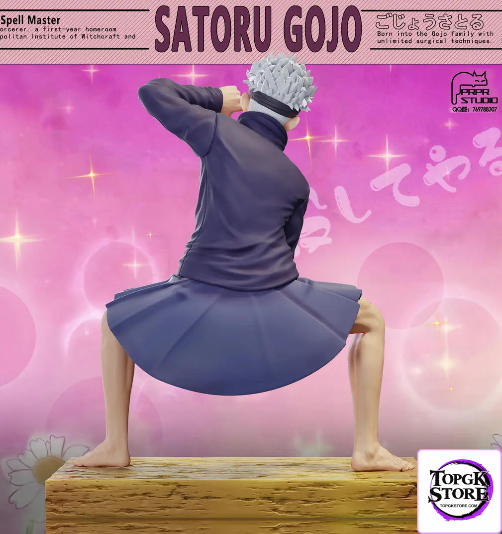 PRPR Studio – Jujutsu Kaisen Funny Series #2 Satoru Gojo in a JK Skirt Iconic Anime Scene - Photo 3 | TopGKStore