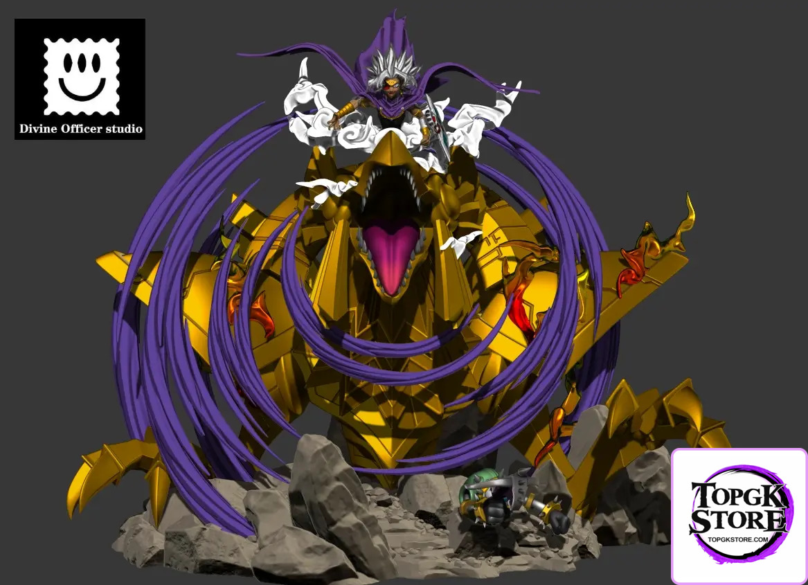 Divine Officer Studio – Yu-Gi-Oh The Three Phantom Gods Series #1 Fusion Marik Ishtar & The Winged Dragon of Ra - P