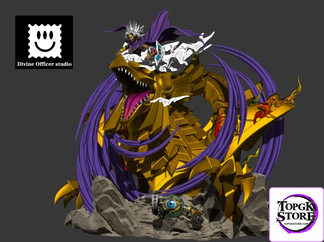 Divine Officer Studio – Yu-Gi-Oh The Three Phantom Gods Series #1 Fusion Marik Ishtar & The Winged Dragon of Ra - P