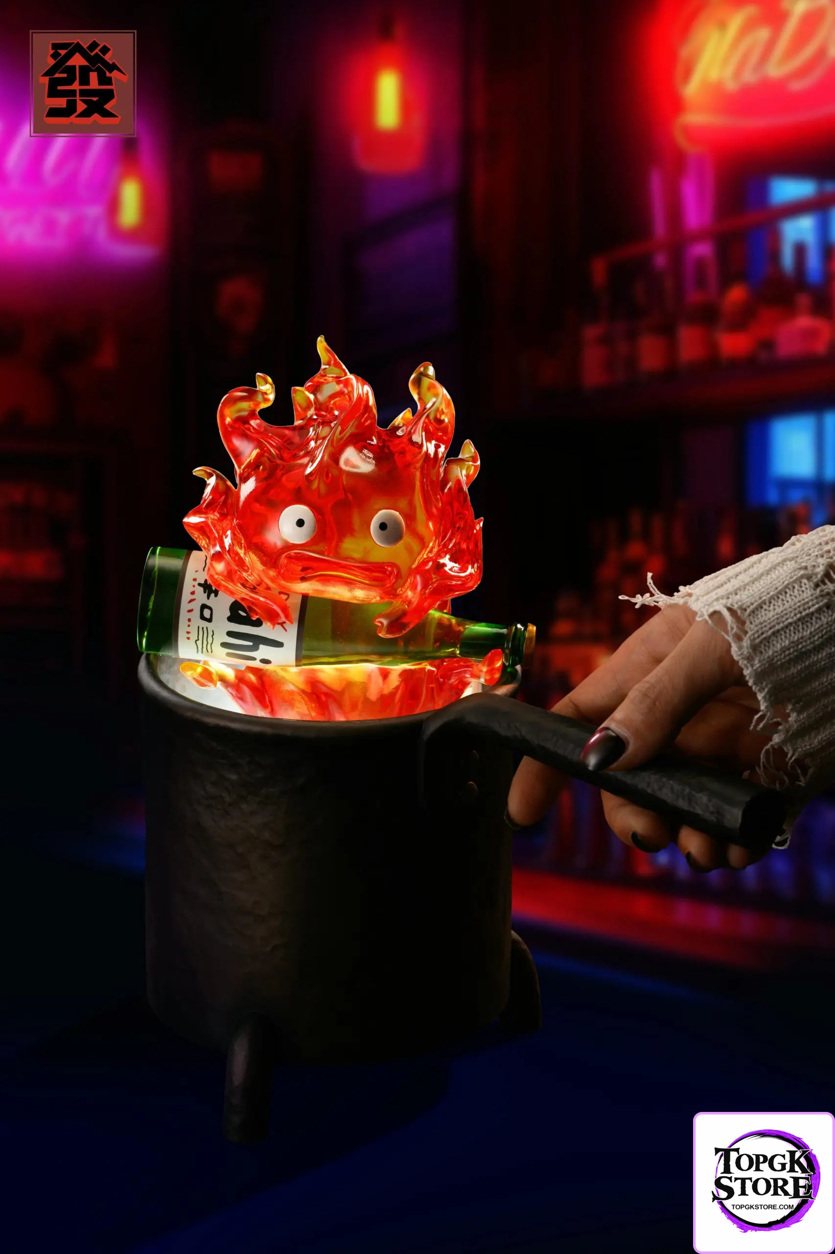 Fa Studio – Howl’s Moving Castle Calcifer Desktop Night Light Statue - Photo 3 | TopGKStore