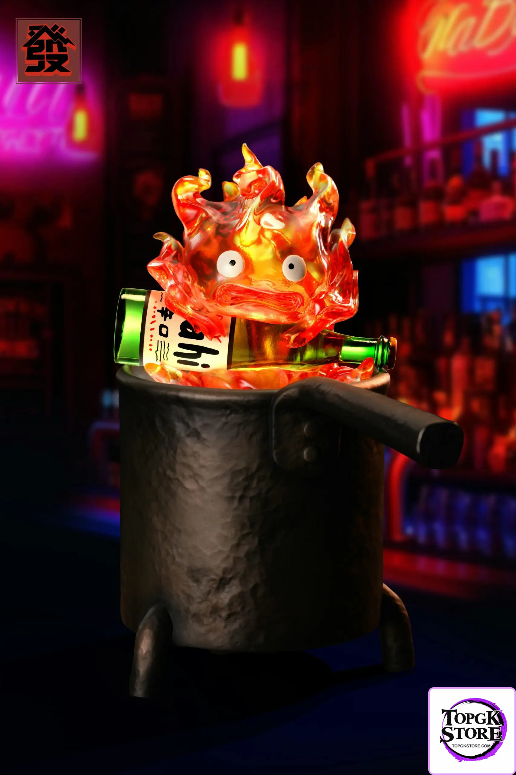 Fa Studio – Howl’s Moving Castle Calcifer Desktop Night Light Statue - Photo 2 | TopGKStore