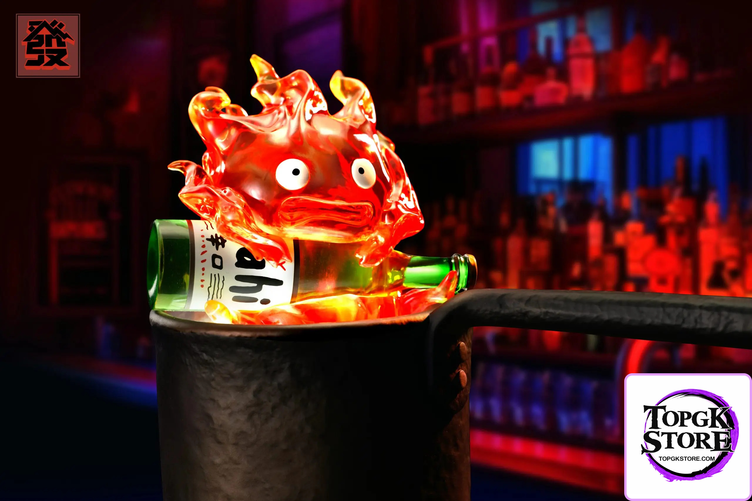 Fa Studio – Howl’s Moving Castle Calcifer Desktop Night Light Statue - Photo 1 | TopGKStore