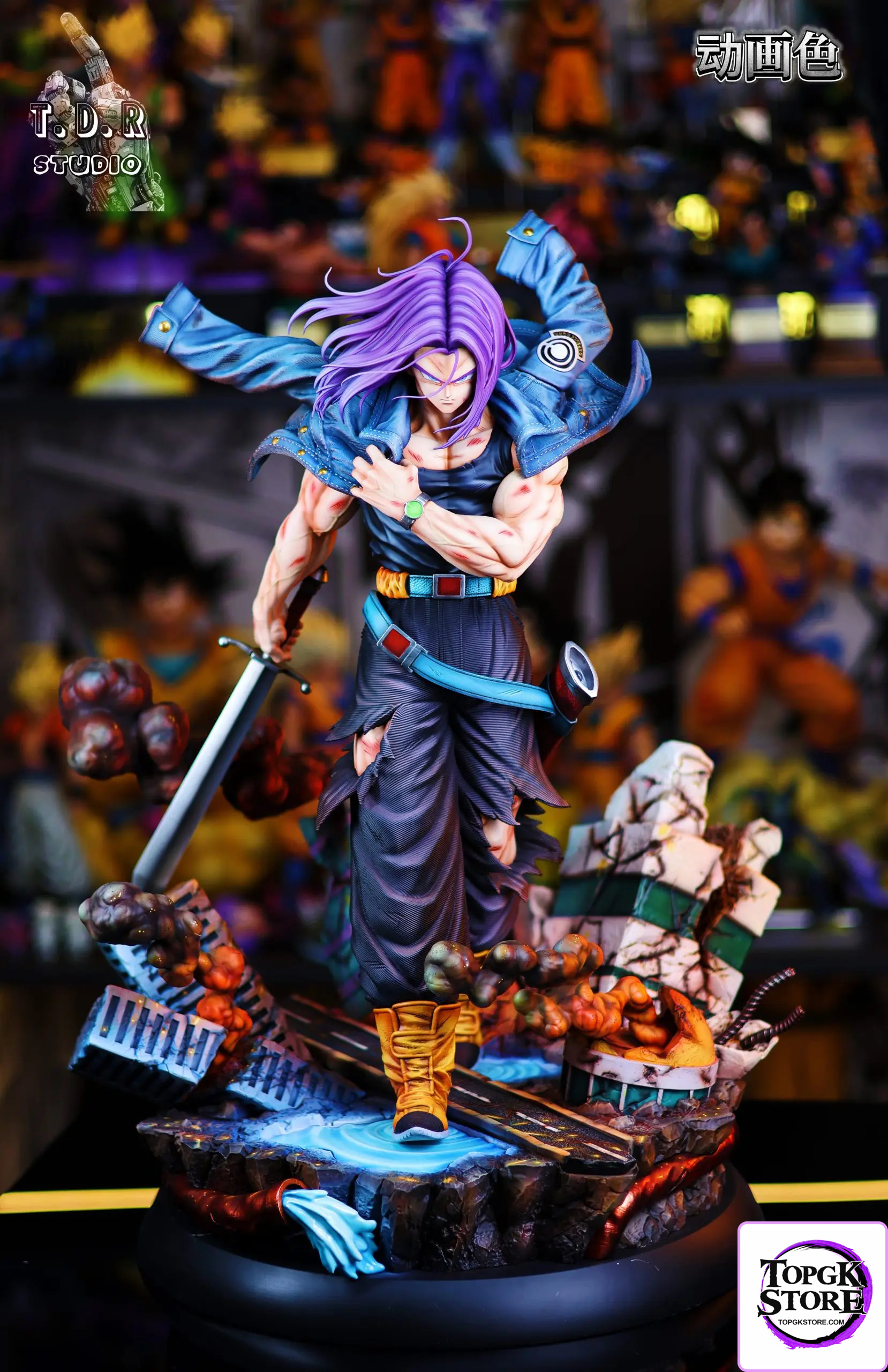 T.D.R Studio – Dragon Ball Battle Series #1 Future Boy Trunks - Photo 4 | TopGKStore