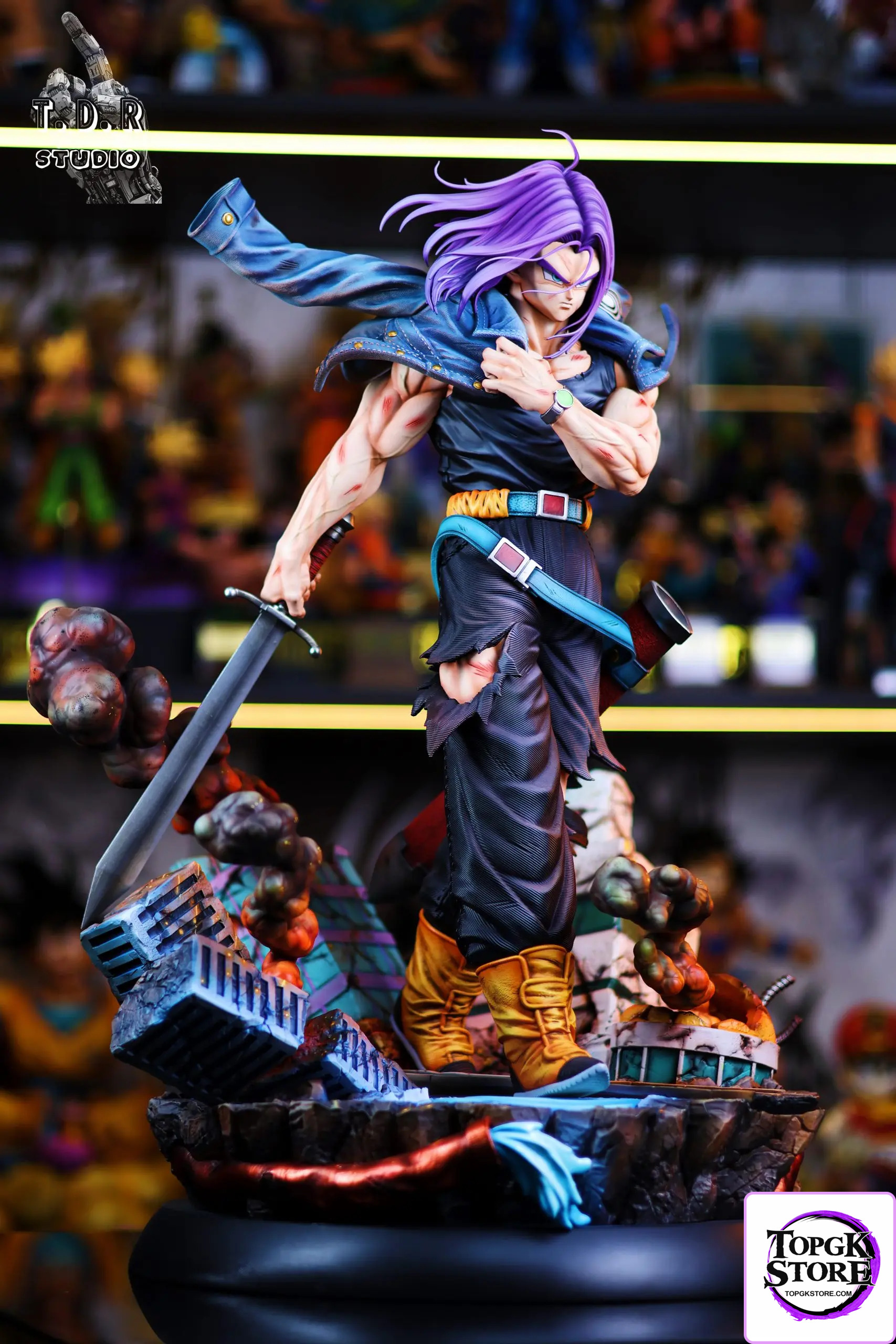 T.D.R Studio – Dragon Ball Battle Series #1 Future Boy Trunks - Photo 3 | TopGKStore
