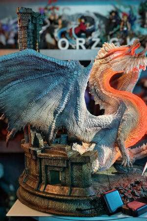 Dragon Frontier Studio – Monster Hunter White Fatalis Large Scale with LED Lighting - Photo 2 | TopGKStore