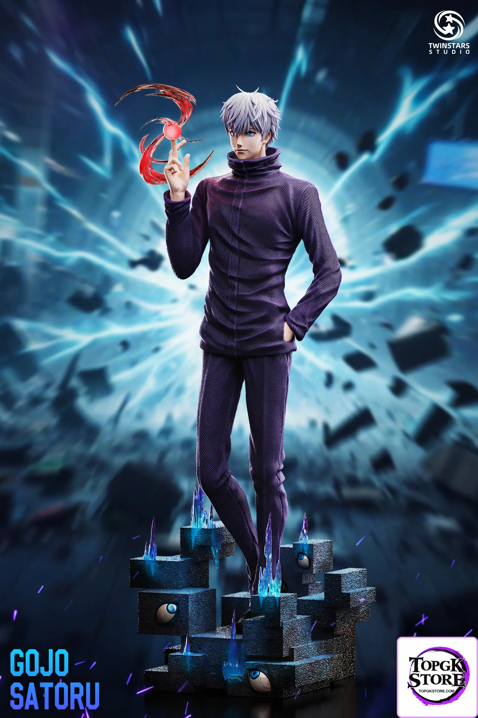 Twinstars Studio – Jujutsu Kaisen Satoru Gojo Life Size Statue - Photo 2 | TopGKStore