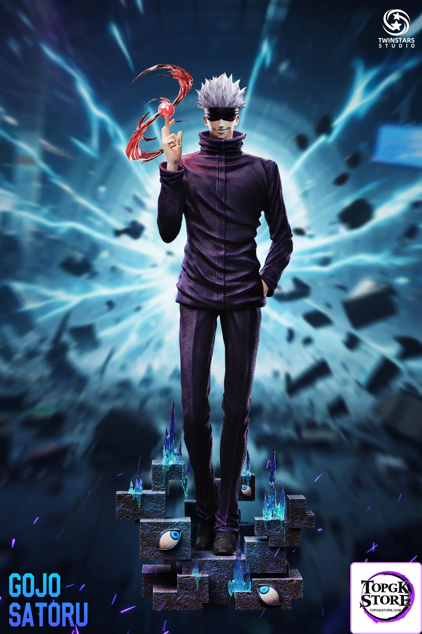 Twinstars Studio – Jujutsu Kaisen Satoru Gojo Life Size Statue - Photo 18 | TopGKStore
