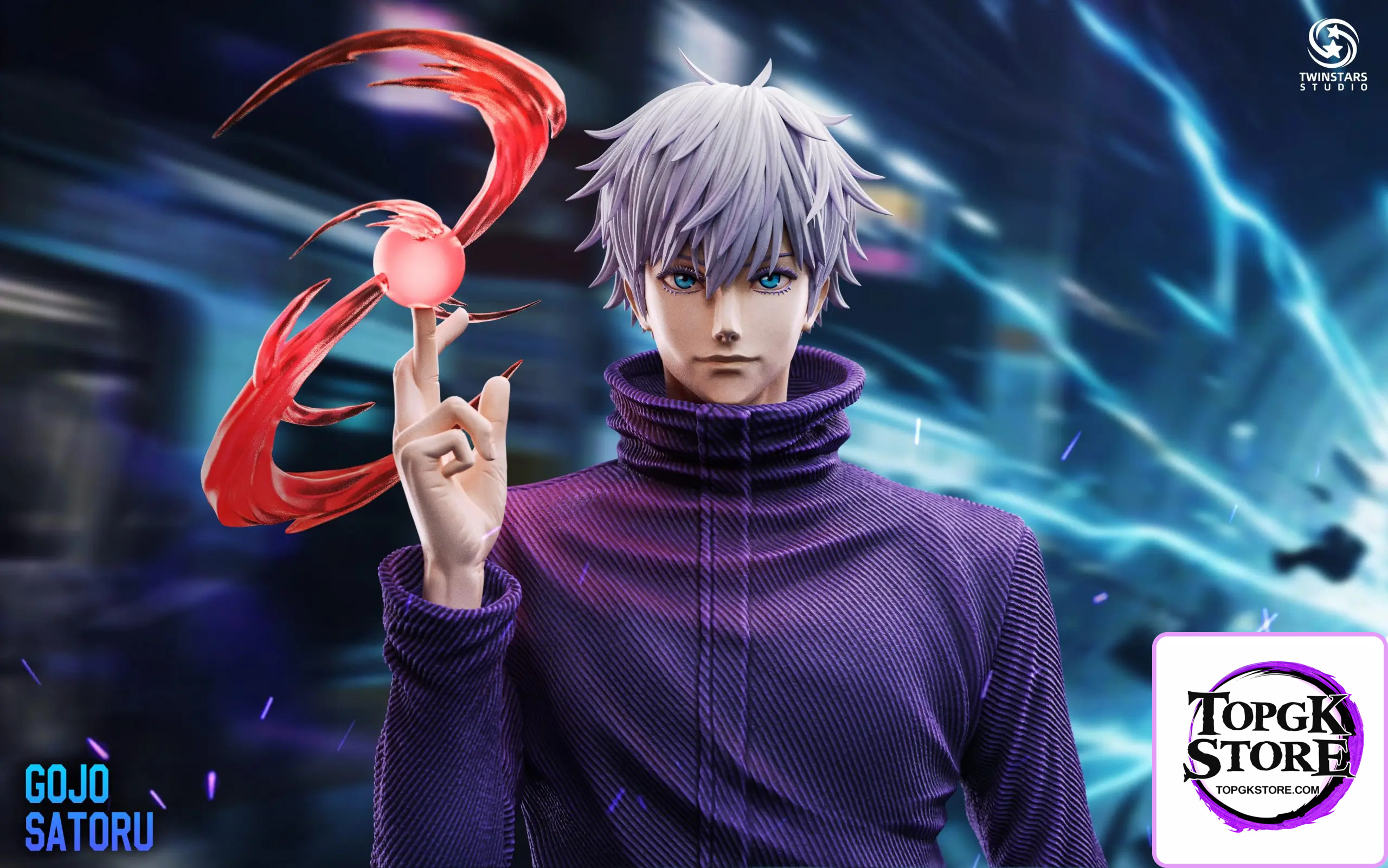 Twinstars Studio – Jujutsu Kaisen Satoru Gojo Life Size Statue - Photo 4 | TopGKStore