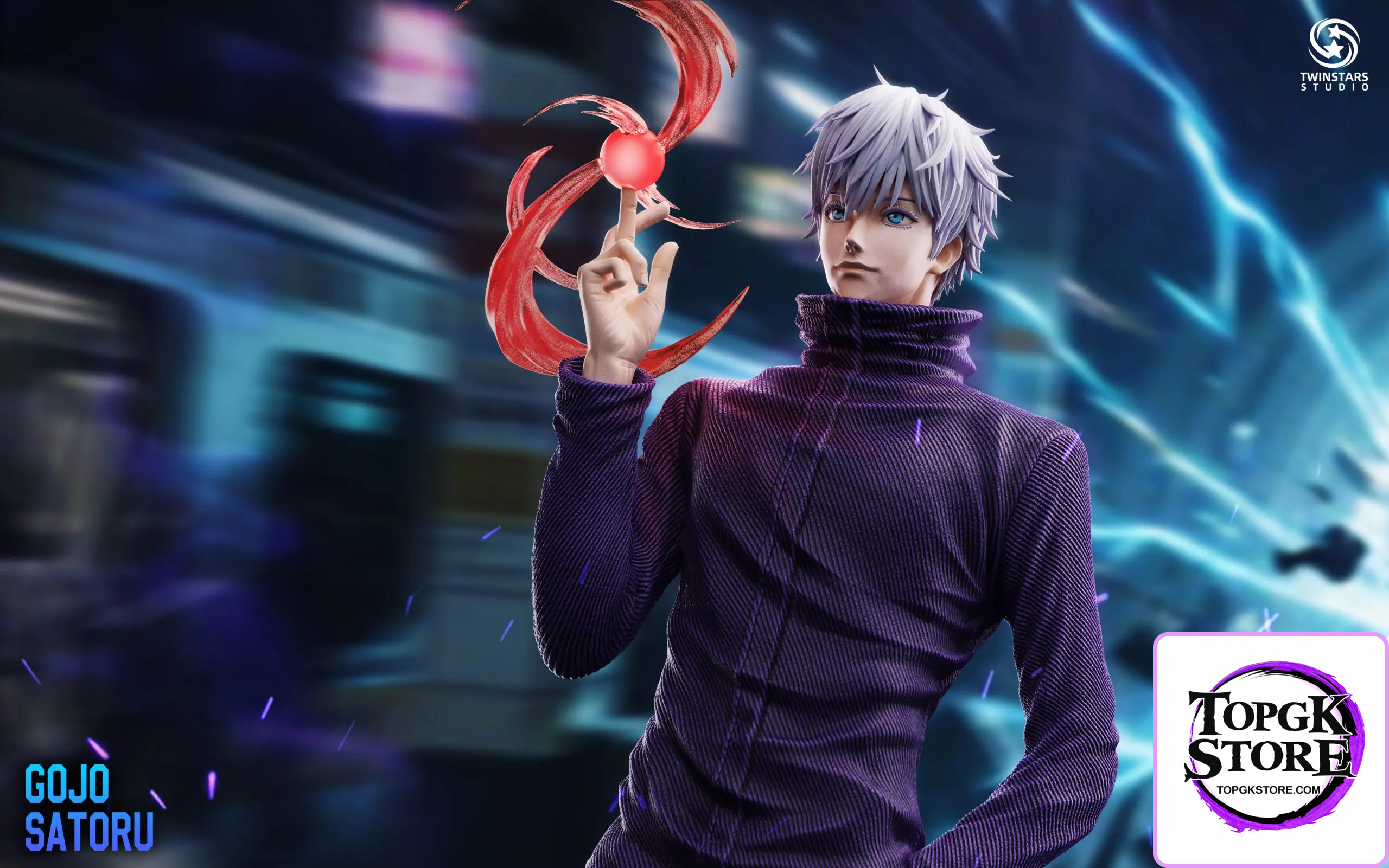 Twinstars Studio – Jujutsu Kaisen Satoru Gojo Life Size Statue - Photo 5 | TopGKStore