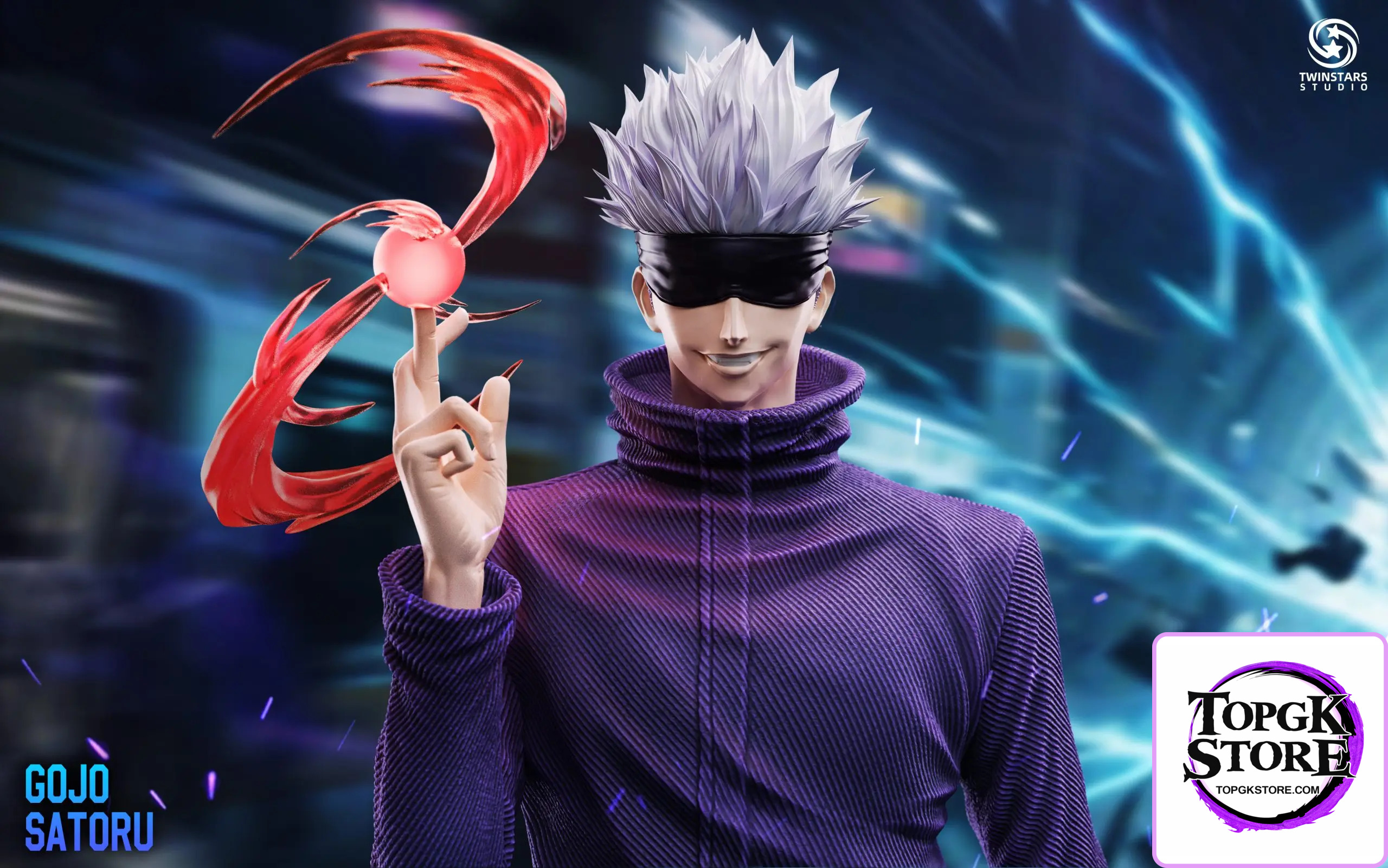 Twinstars Studio – Jujutsu Kaisen Satoru Gojo Life Size Statue - Photo 6 | TopGKStore