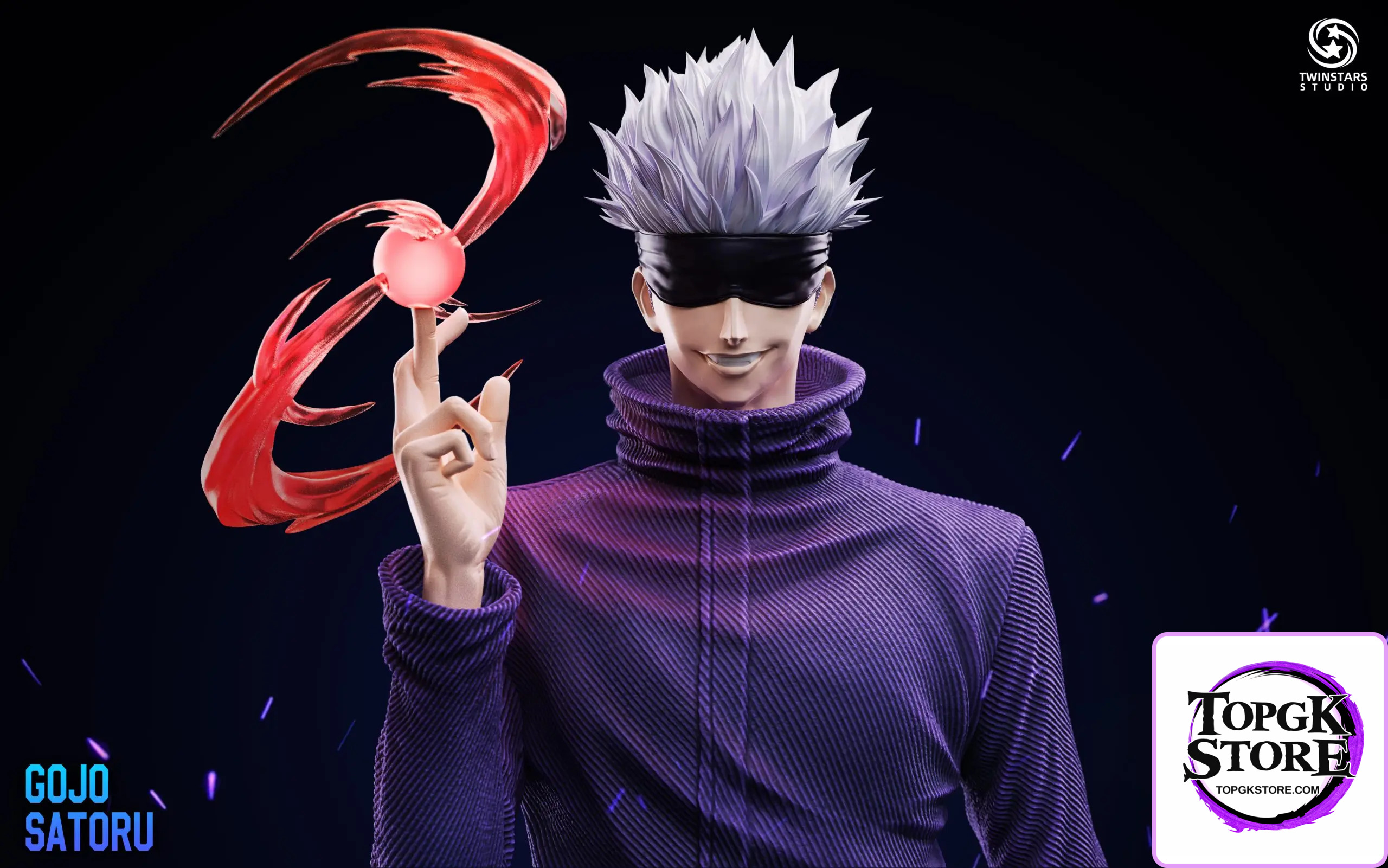 Twinstars Studio – Jujutsu Kaisen Satoru Gojo Life Size Statue - Photo 12 | TopGKStore
