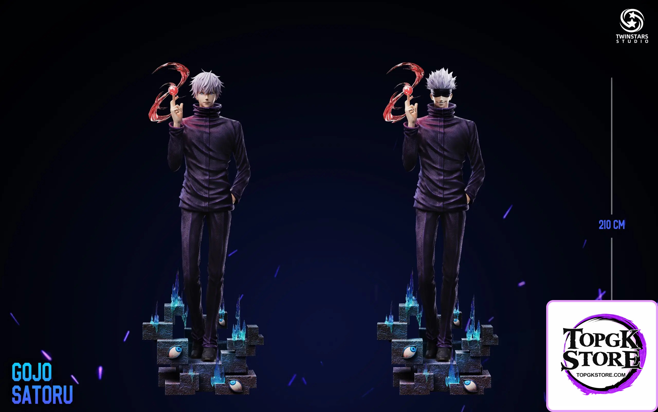 Twinstars Studio – Jujutsu Kaisen Satoru Gojo Life Size Statue - Photo 17 | TopGKStore