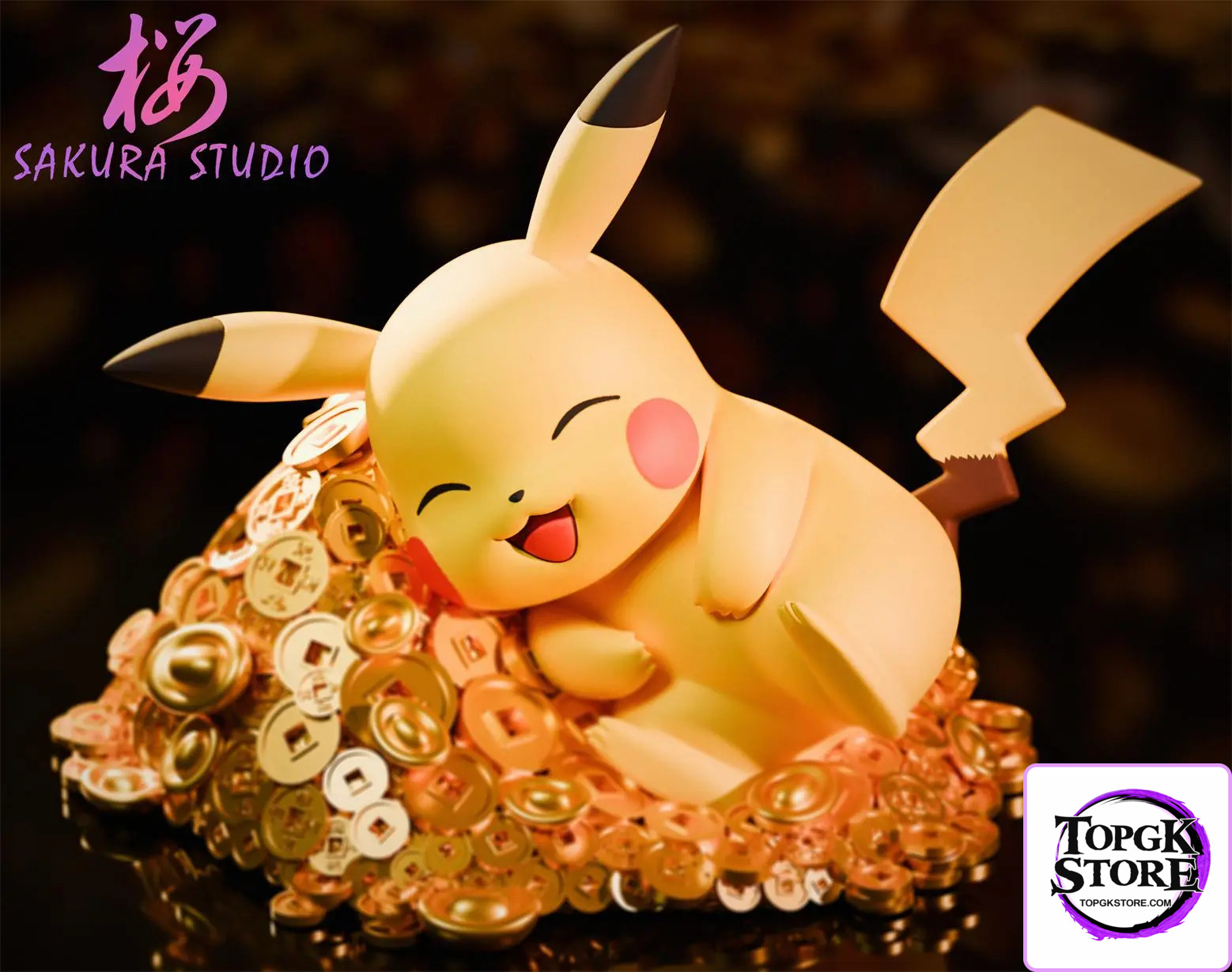 SAKURA Studio – Pokémon New Year Sleeping Get Rich Lazy Pikachu 2.0 - Photo 2 | TopGKStore