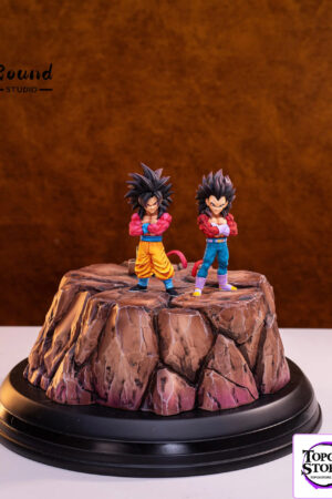 Round Studio – Dragon Ball GT Super Saiyan 4 Goku & Super Saiyan 4 Vegeta - Photo 1 | TopGKStore