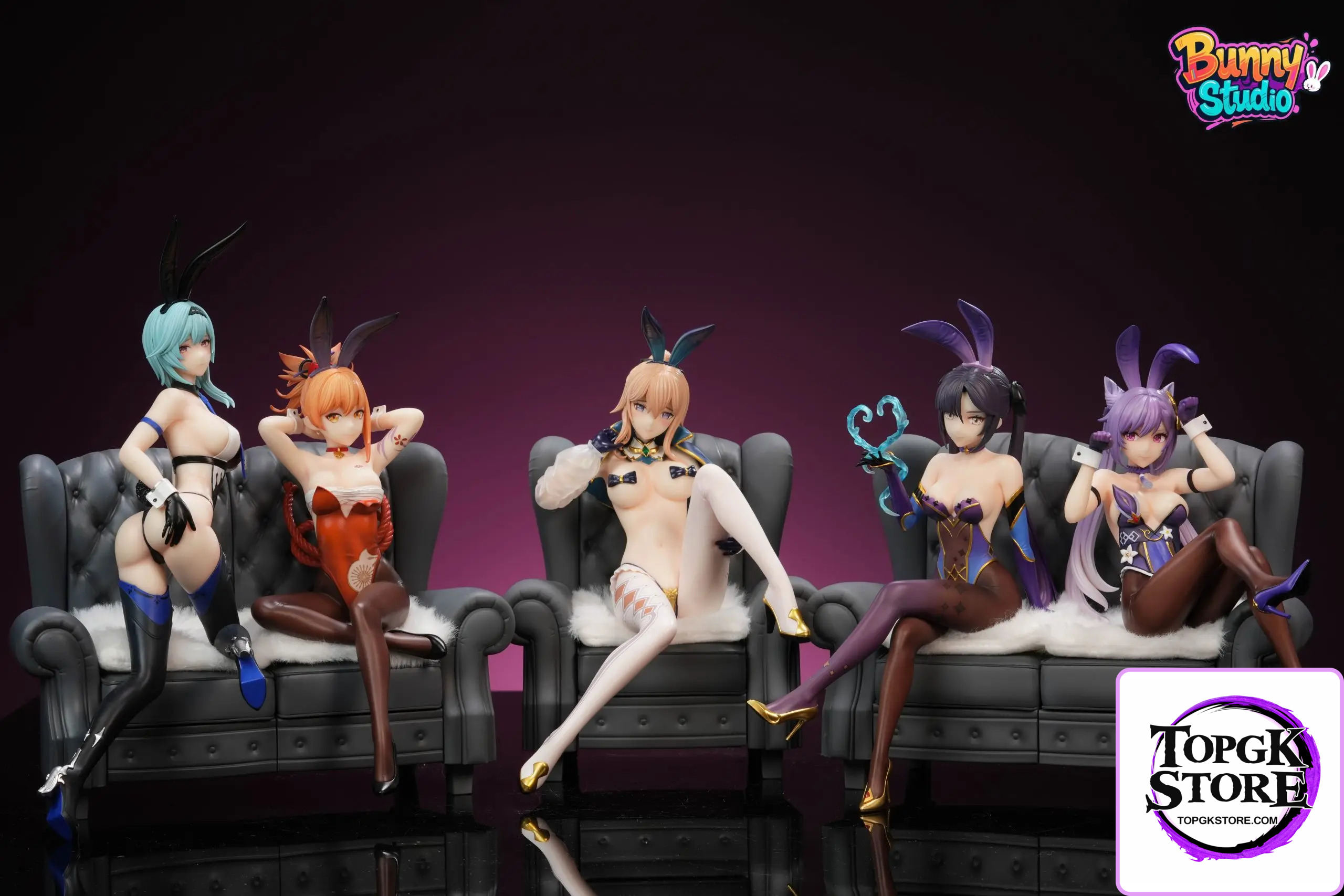 Bunny Studio – Genshin Impact Bunny Girl #3 Keqing & Mona & Yoimiya & Eula & Jean - Photo 12 | TopGKSto