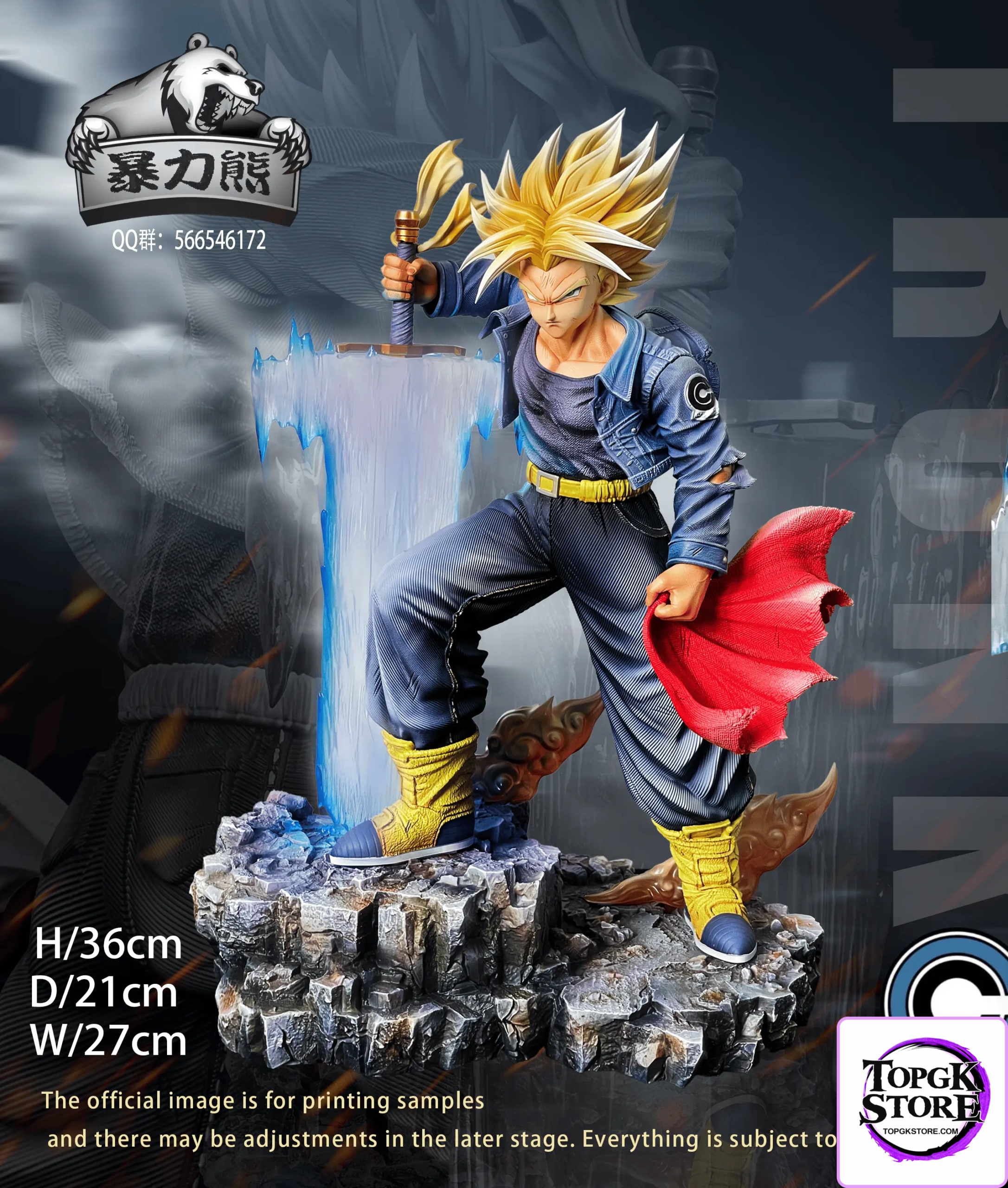 Violent Bear Studio – Dragon Ball Great Sword Trunks - Photo 1 | TopGKStore
