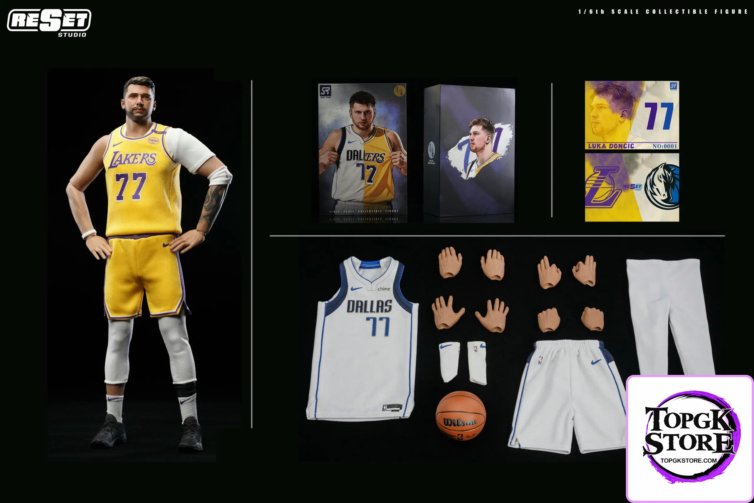 Reset Studio – NBA Luka Dončić 1/6 Collectible Action Figure - Photo 15 | TopGKStore