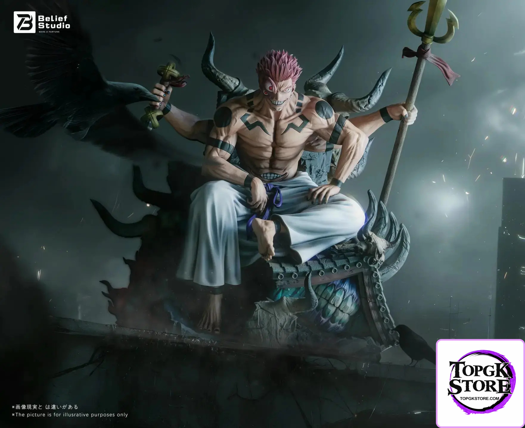 Belief Studio – Jujutsu Kaisen Cursed King Ryomen Sukuna - Photo 1 | TopGKStore