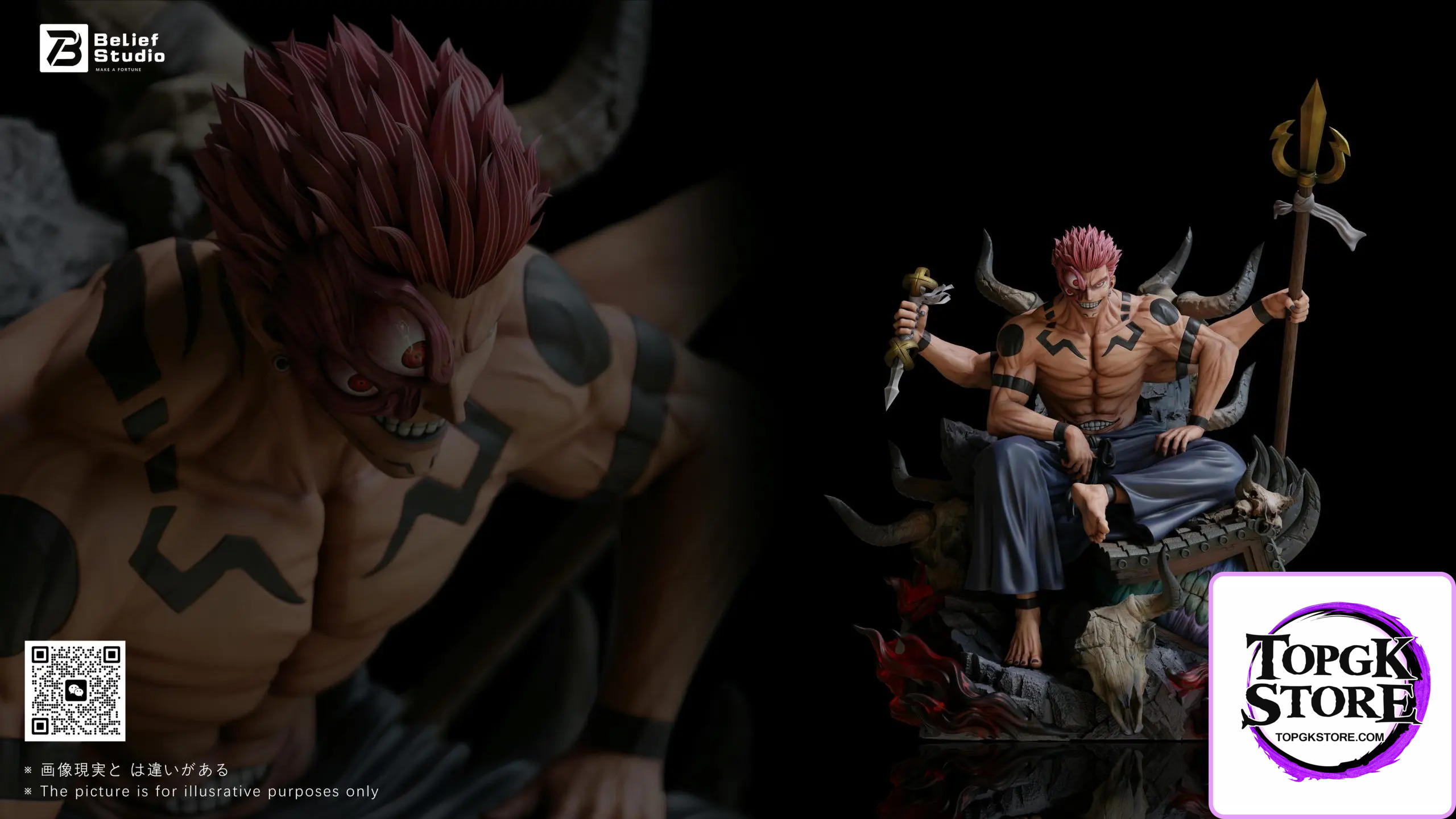 Belief Studio – Jujutsu Kaisen Cursed King Ryomen Sukuna - Photo 7 | TopGKStore