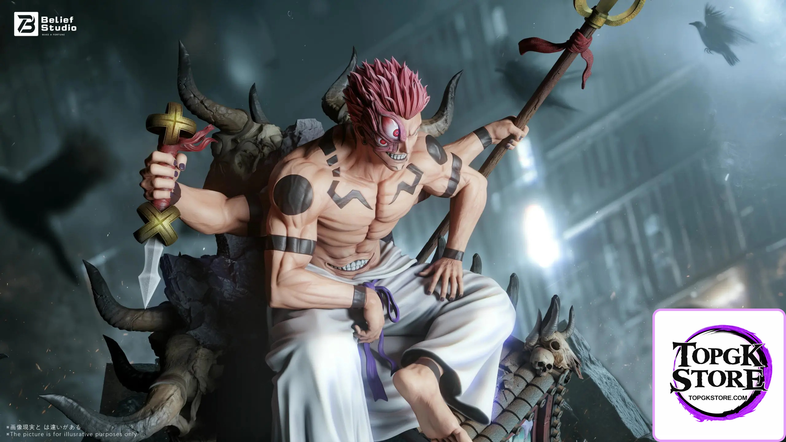 Belief Studio – Jujutsu Kaisen Cursed King Ryomen Sukuna - Photo 2 | TopGKStore