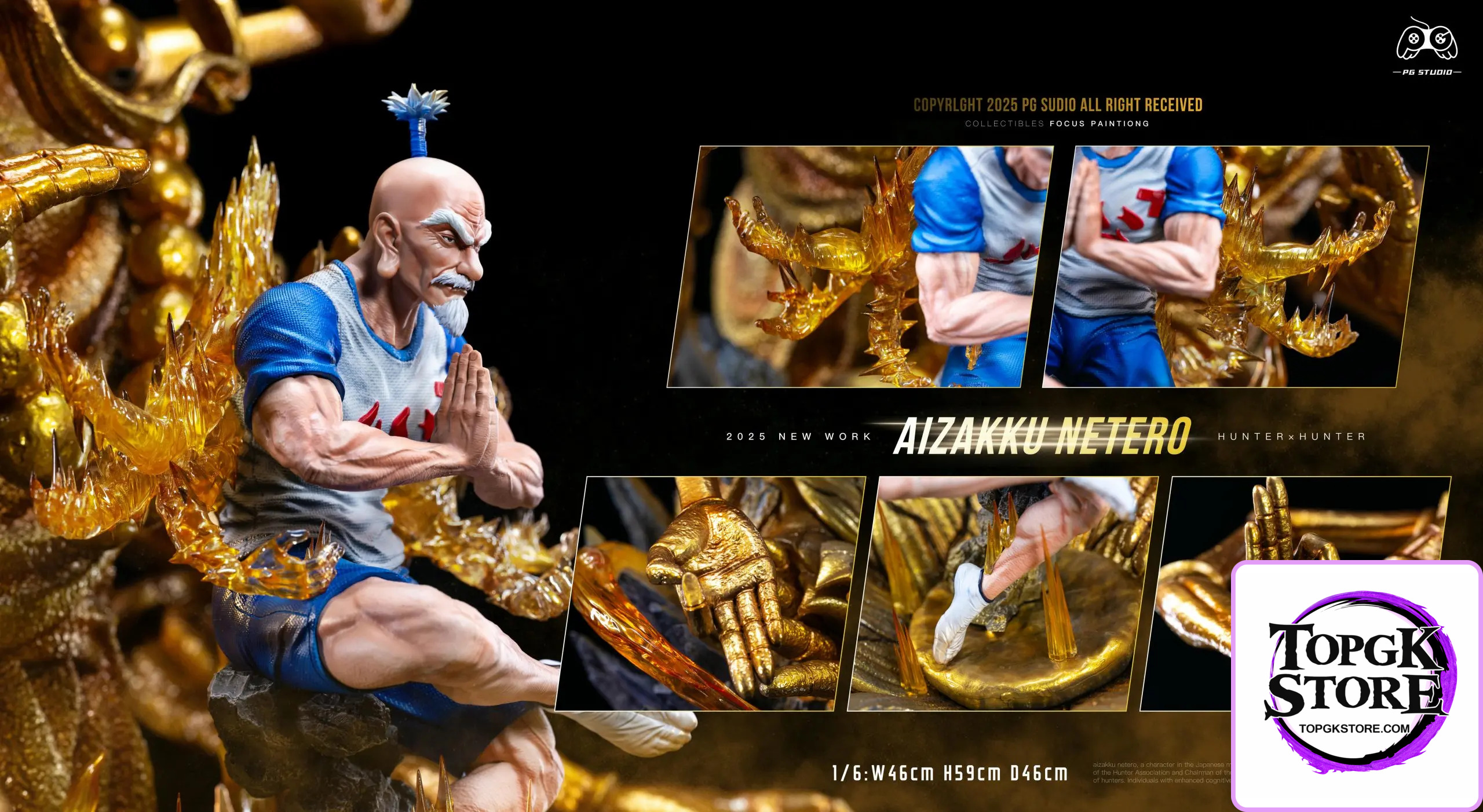 PG Studio – Hunter x Hunter Hyakushiki Kannon Chairman Netero - Photo 6 | TopGKStore