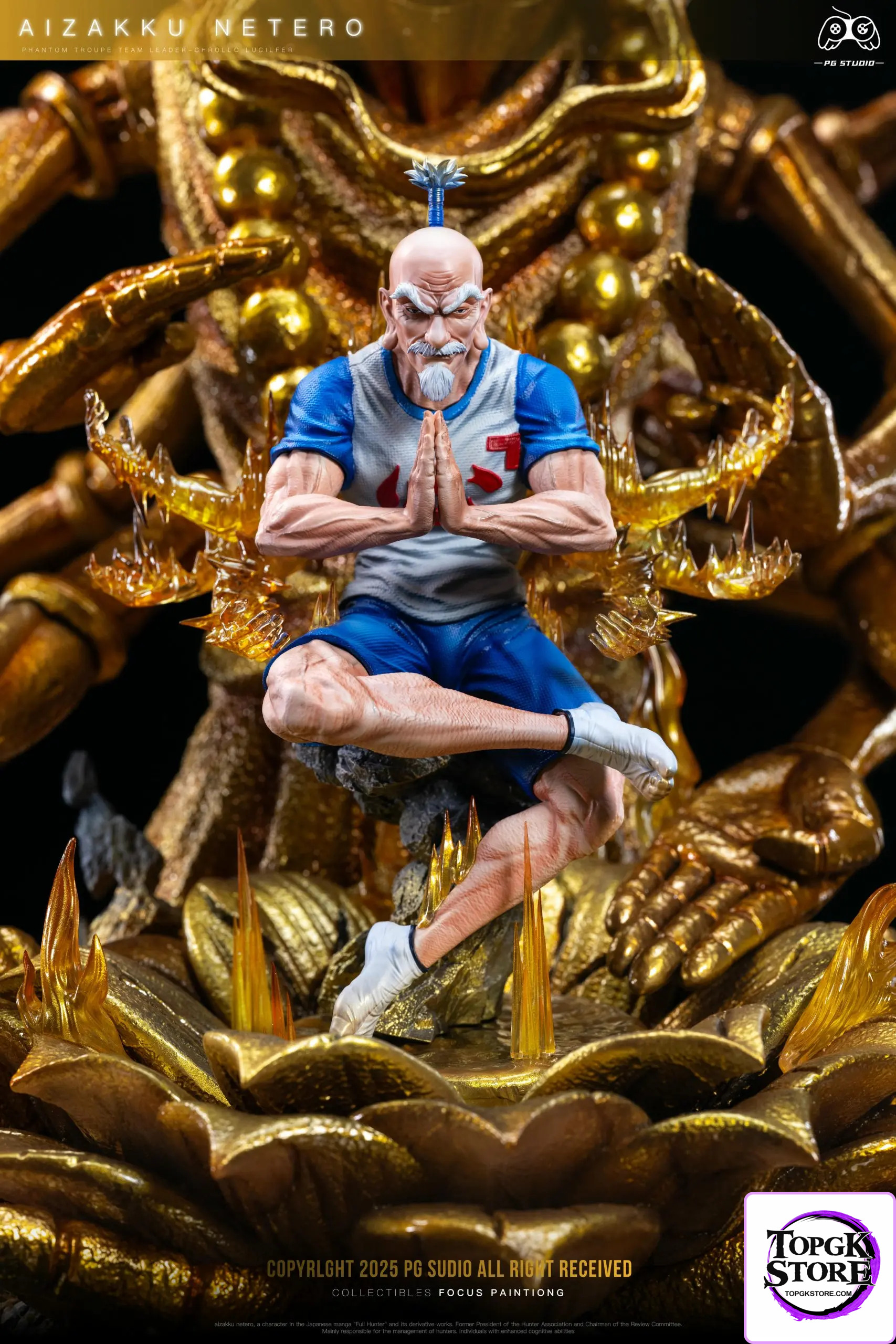 PG Studio – Hunter x Hunter Hyakushiki Kannon Chairman Netero - Photo 4 | TopGKStore