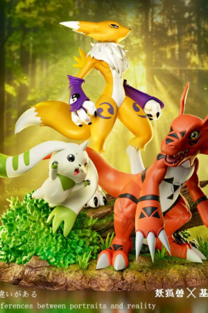 BN Studio X Slash Studio – Guilmon X Terriermon X Renamon Digimon - Photo 1 | TopGKStore