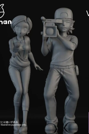 Han Han Studio – Pokémon VIP Series 1/20 Ash Championship Team NPC Reporter & Cameraman - Photo 2 | TopGKStore