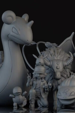 Han Han Studio – Pokémon VIP Series 1/20 Ash Championship Team NPC Reporter & Cameraman - Photo 1 | TopGKStore