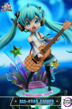 GULUGULU Studio – Spy x Family Anya Forger Cosplaying Hatsune Miku Guitar Girl - Photo 2 | TopGKStore