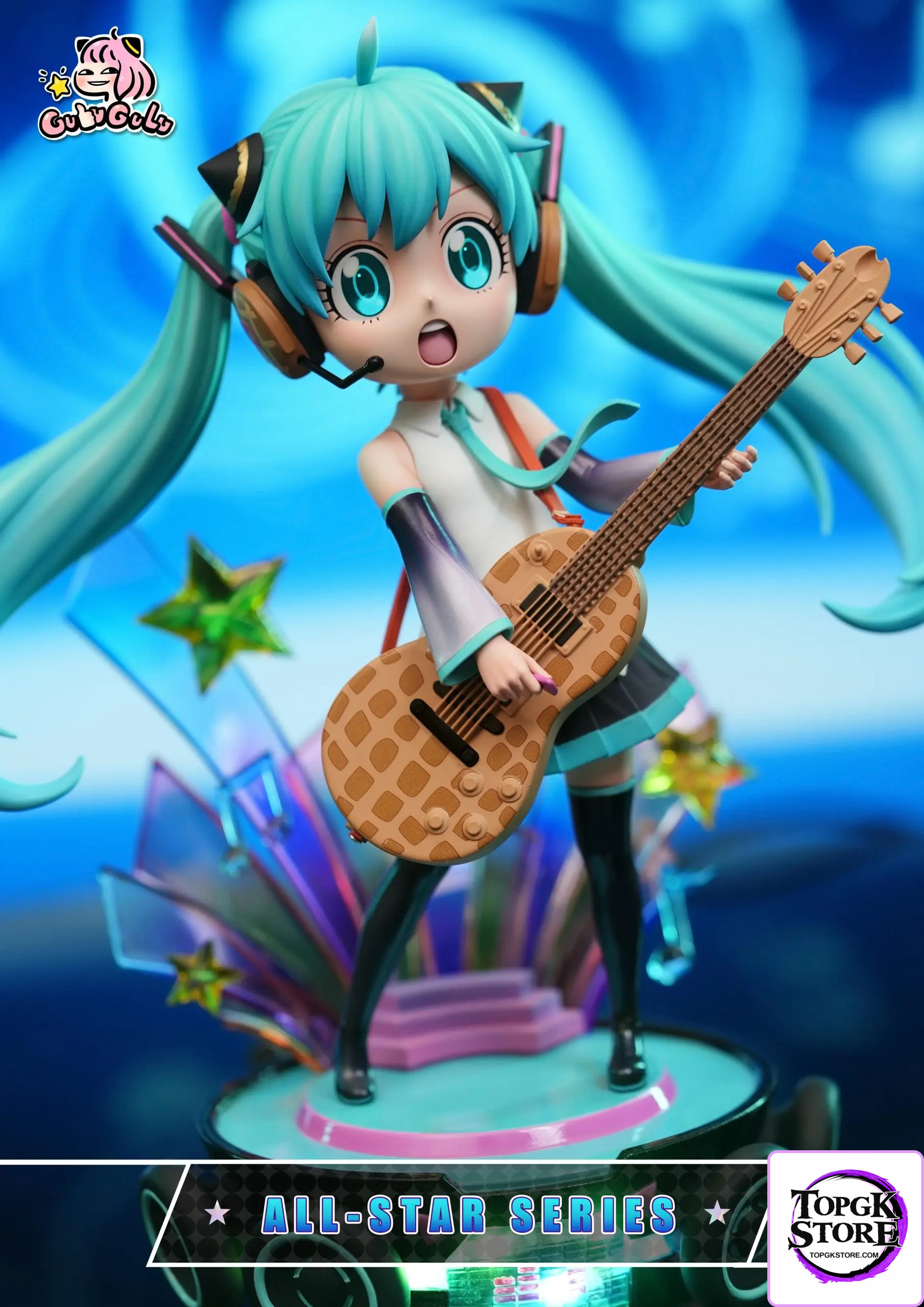 GULUGULU Studio – Spy x Family Anya Forger Cosplaying Hatsune Miku Guitar Girl - Photo 2 | TopGKStore