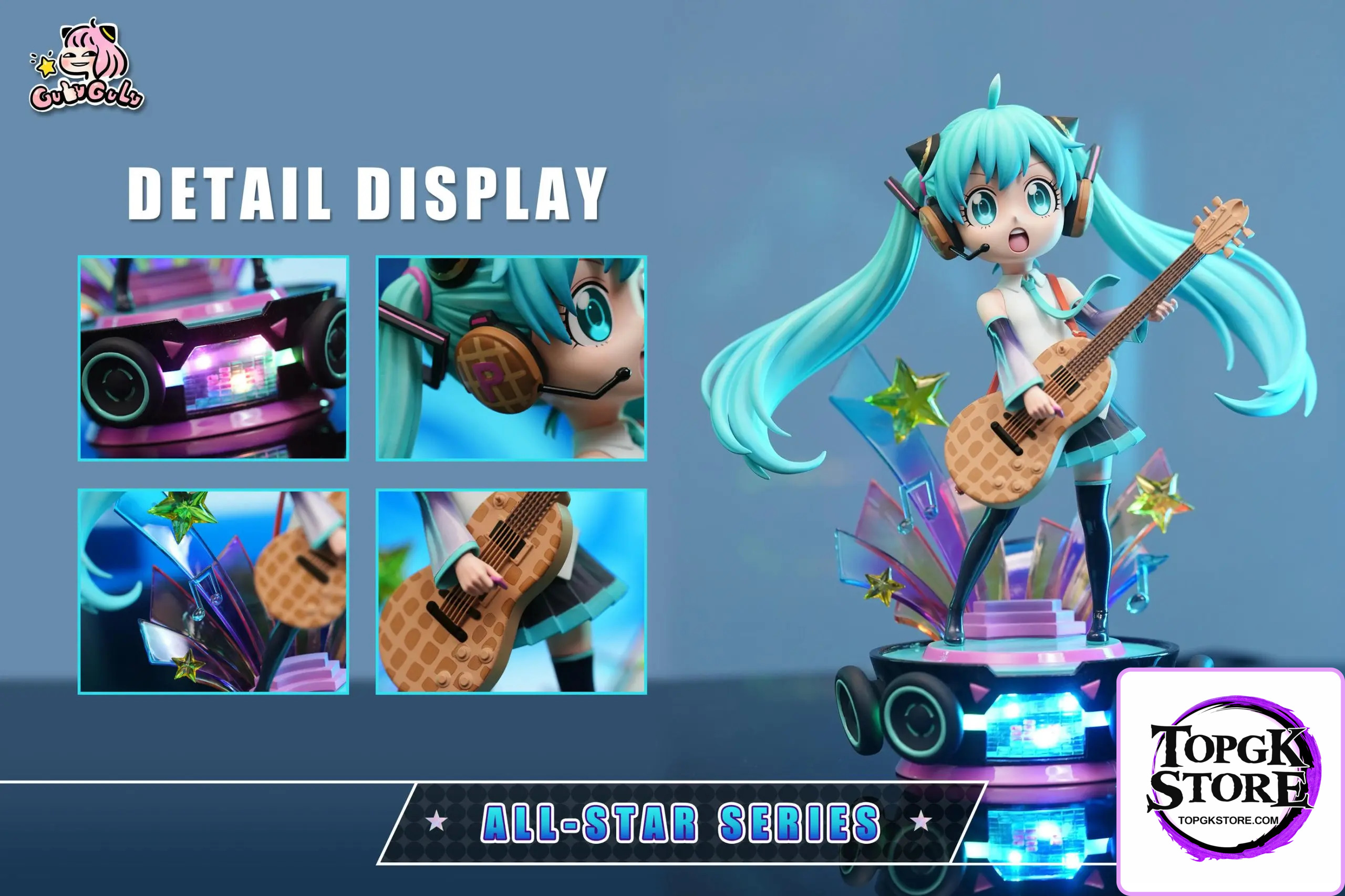 GULUGULU Studio – Spy x Family Anya Forger Cosplaying Hatsune Miku Guitar Girl - Photo 10 | TopGKStore