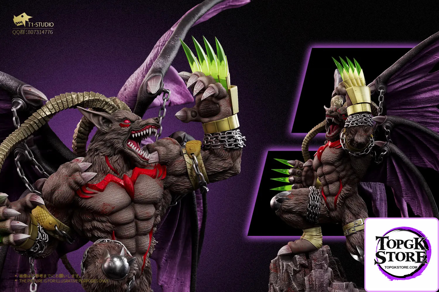 T1 Studio – Digimon The Seven Great Demon Lords Sloth Sin Belphemon Rage Mode - Photo 3 | TopGKStore