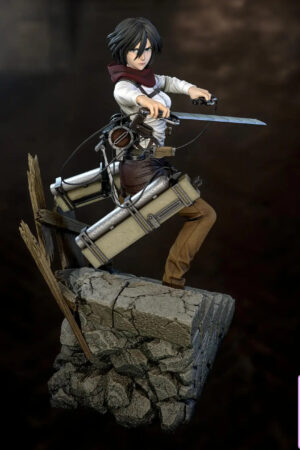 Model Power Studio – Attack On Titan The Basement Trio Mikasa & Armin & Eren - Photo 2 | TopGKStore