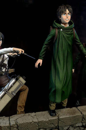 Model Power Studio – Attack On Titan The Basement Trio Mikasa & Armin & Eren - Photo 1 | TopGKStore