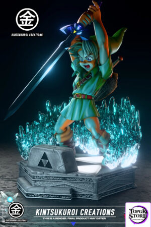 KINTSUKUROI CREATIONS Studio – The Legend of Zelda YOUNG LINK PULLING MASTER SWORD - Photo 2 | TopGKStore