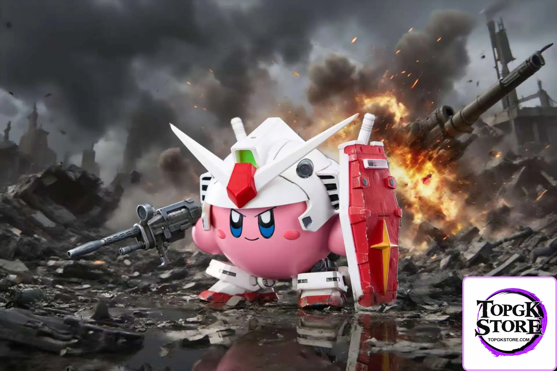 EX Studio – Kirby Kirby Cosplaying as Gundam - Photo 1 | TopGKStore
