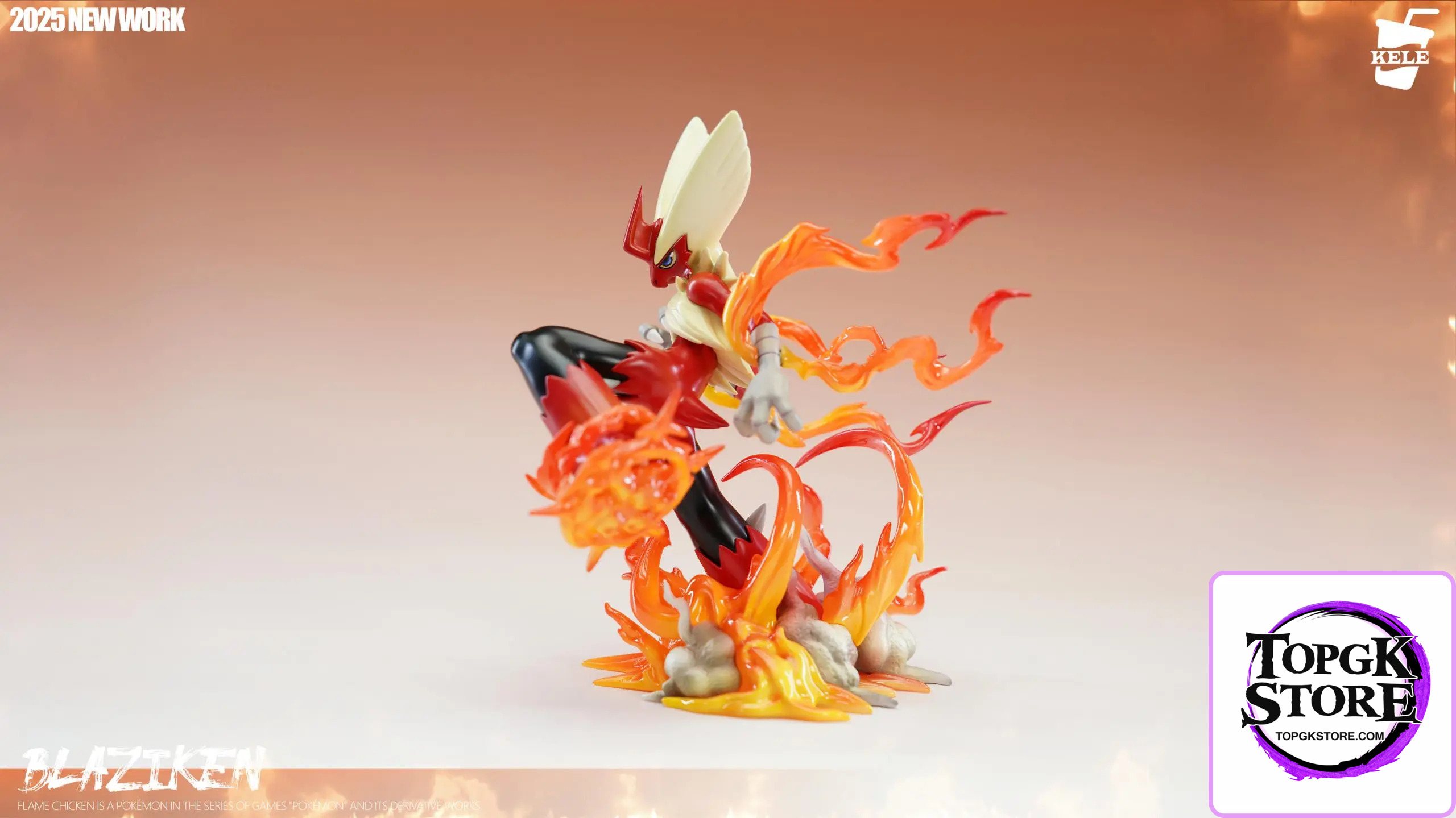 KELE Studio – Pokémon Pokédex 1/20 Series #3 mega Blaziken - Photo 1 | TopGKStore