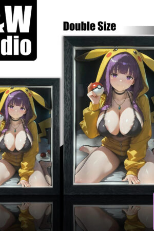 B&W Studio – Frieren: Beyond Journey’s End Pikachu Girls Series Decorative Painting #6 Fern 3D Decorative Pai