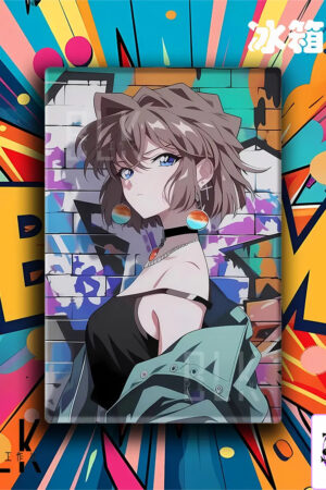 BLK Studio – Detective Conan Shiho Miyano Anime Decorative Painting Fridge Magnets - Photo 2 | TopGKStore