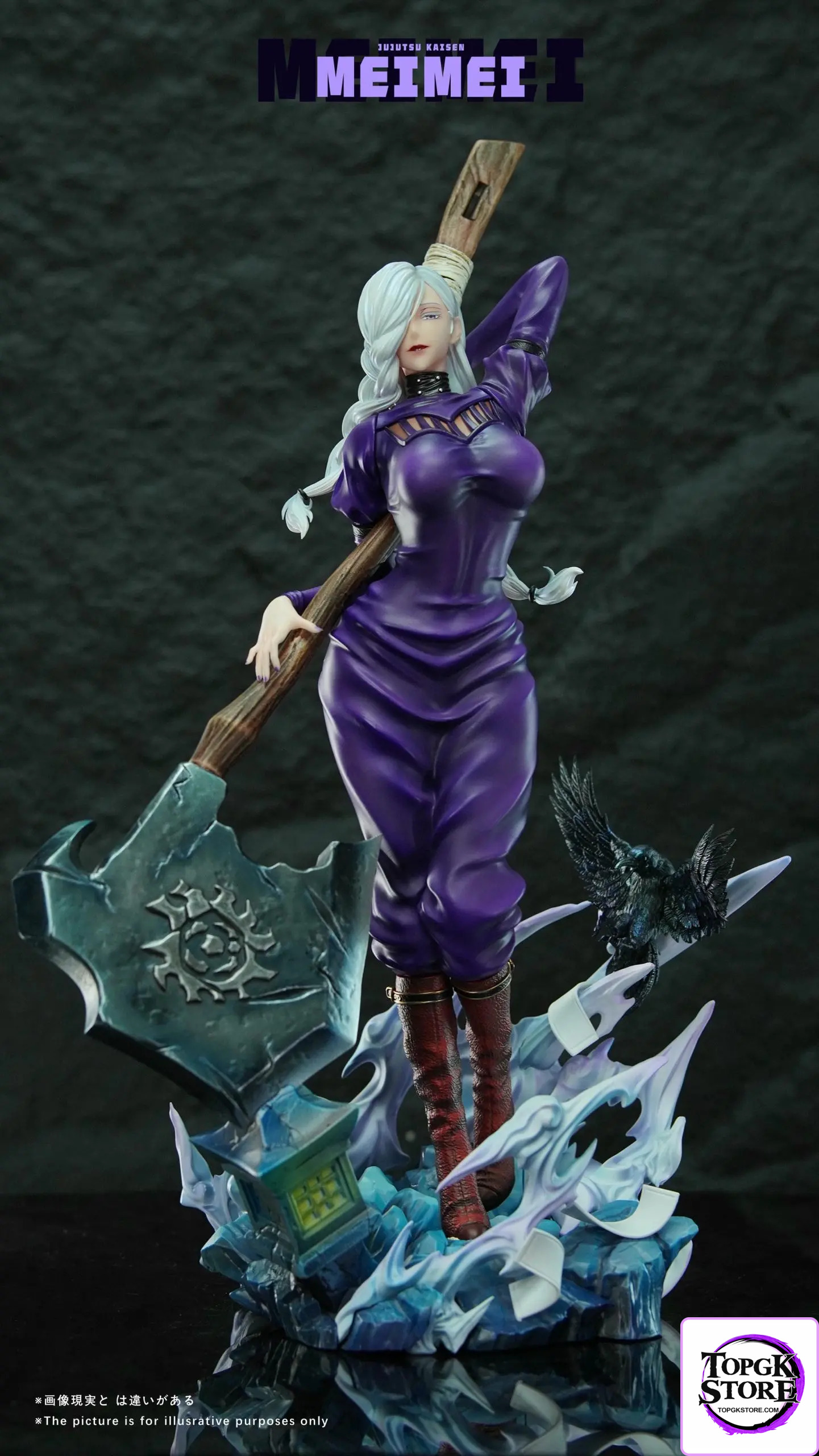 YQY Studio – Jujutsu Kaisen The White-Haired Axe Wielding Woman Mei Mei - Photo 2 | TopGKStore